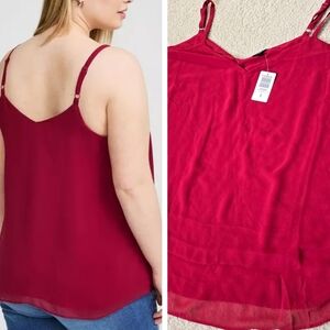 NWT Torrid 4X Sophie Chiffon Swing Cami